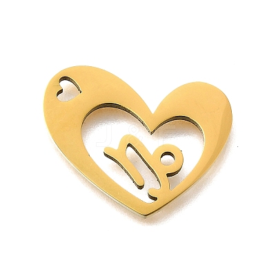 201 Stainless Steel Pendants STAS-A116-01G-10-1
