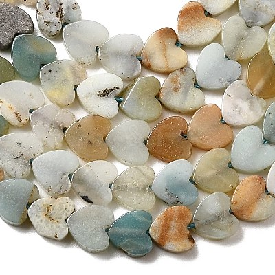 Natural Flower Amazonite Beads Strands G-A272-A01-29-1
