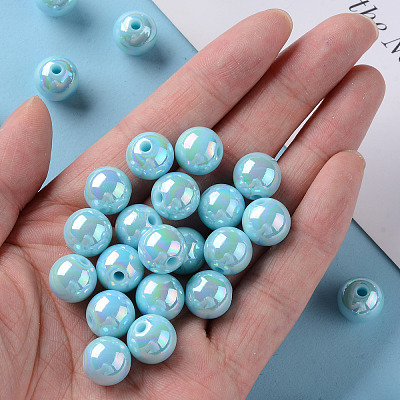 Opaque Acrylic Beads X-MACR-S370-D12mm-A07-1