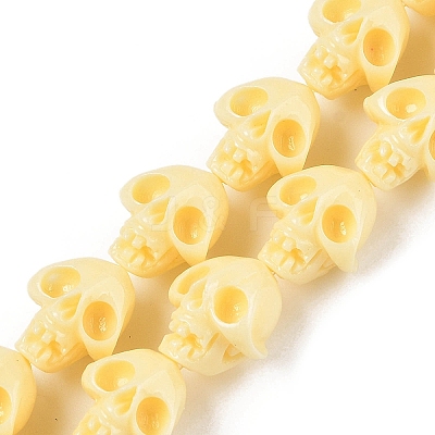 Synthetic Coral Carved Beads Strands CORA-M001-10A-1