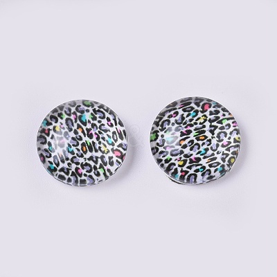 Glass Cabochons LS-GLAA-WH0015-09C-1