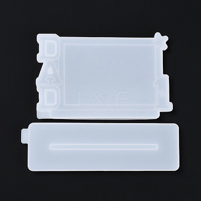 Father's Day Theme DIY Silicone Molds DIY-G046-14-1