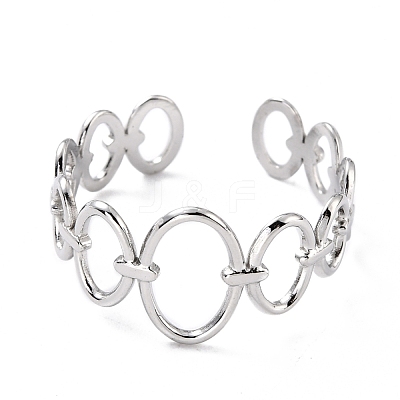 Tarnish Resistant 304 Stainless Steel Finger Rings RJEW-L102-05P-1