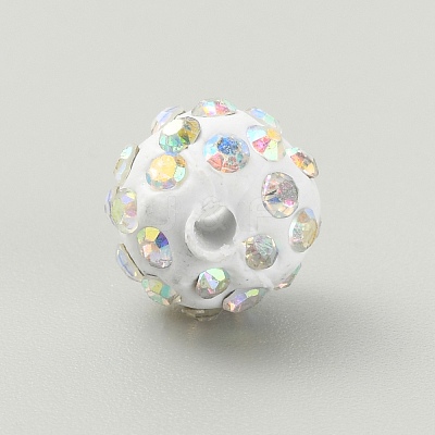 Rhinestone Pave Disco Ball Beads RB-TAC0002-02A-08-1