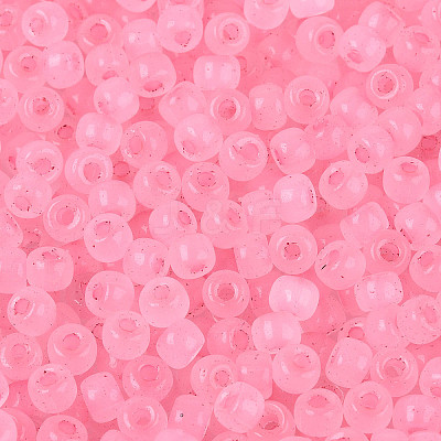 6/0 Transparent Inside Colours Glass Seed Beads SEED-N008-08P-1
