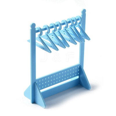 Opaque Acrylic Earring Display Stands EDIS-WH0029-14B-1