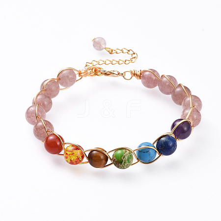 Chakra Jewelry BJEW-JB04561-02-1