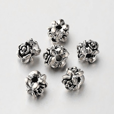 Tibetan Style Alloy Flower Beads LS-TIBEB-O004-54-1