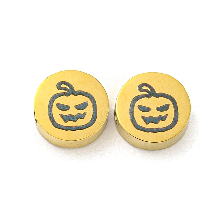 Halloween Theme 304 Stainless Steel Beads LS-STAS-M069-01C-G-1