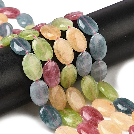 Natural Dyed Malaysia Jade Beads Strands G-B137-A01-01I-1