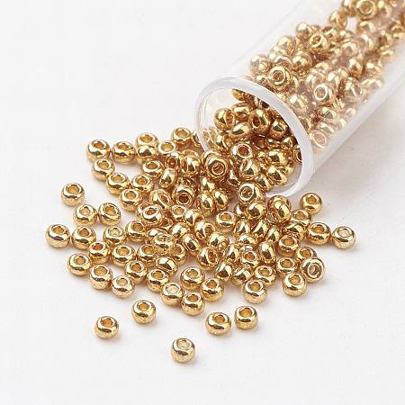 8/0 Grade A Round Glass Seed Beads X-SEED-N002-C-0561-1