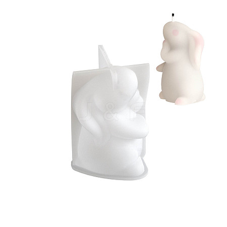 Easter Theme Rabbit DIY Silicone Candle Molds SIL-F019-01A-1