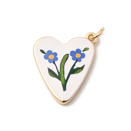 Printed Brass Pendants LS-KK-H253-05B-G-1
