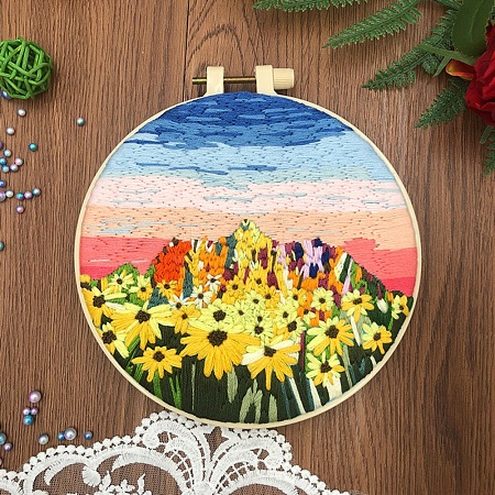 DIY Landscape Pattern Embroidery Kits for Beginners PW-WG231EC-08-1