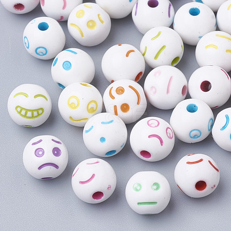 Craft Style Acrylic Beads MACR-Q226-03B-1