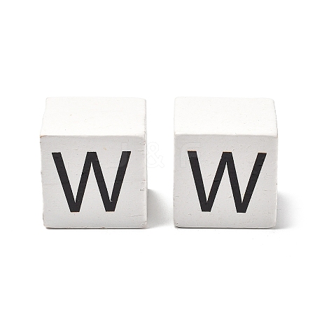 Wood European Beads LS-WOOD-I014-02W-1