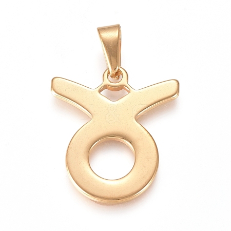 304 Stainless Steel Pendants STAS-L210-06F-G-01-1
