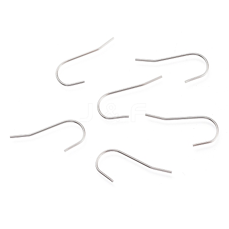 Tarnish Resistant 201 Stainless Steel Earring Hooks. Ear Wire STAS-O137-25P-B-1