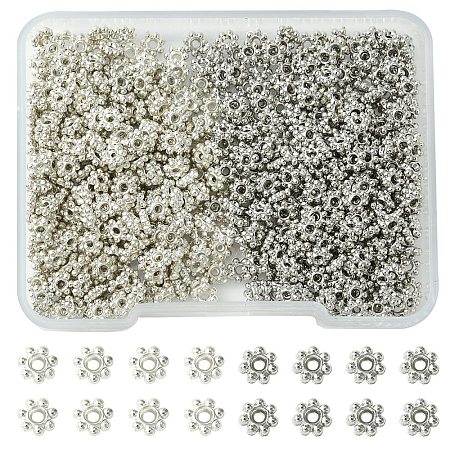 600Pcs 2 Colors CCB Plastic Bead Spacers CCB-YW0001-39B-1