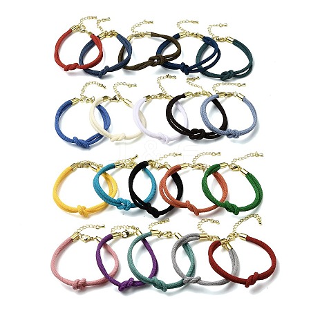 3MM Round Nylon Braided Cord Bracelet Making FB-CBAA152-03G-1