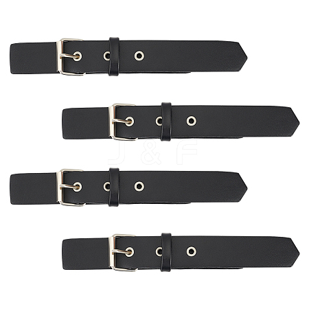 PU Imitation Leather Buckles BUTT-WH0027-46P-02-1