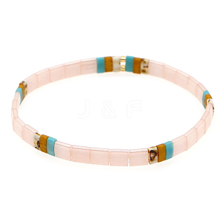 Rainbow Bohemian Style Original Design Fashion Tila Beaded Bracelet for Women. RM1844-23-1