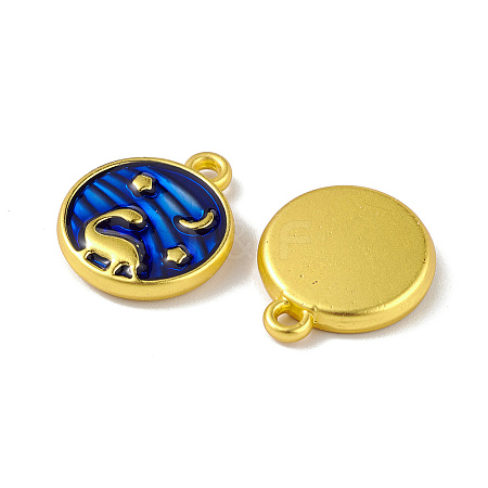 Alloy Enamel Pendants ENAM-M056-13G-1