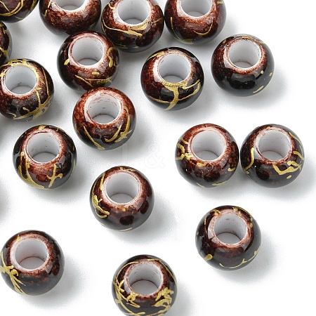 20Pcs Acrylic European Beads OPDL-YW0001-04B-1