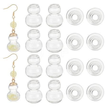 Clear Glass Bottles for Bead Containers AJEW-WH0596-151C-1