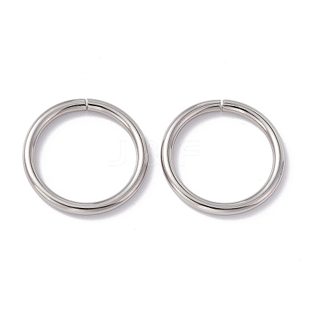Non-Tarnish 304 Stainless Steel Jump Rings STAS-C040-01N-P-1