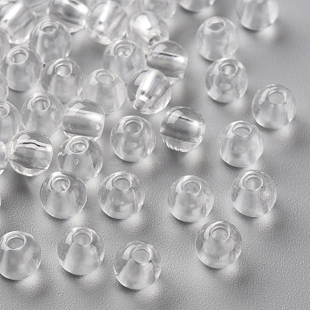 Transparent Acrylic Beads X-MACR-S370-A6mm-205-1