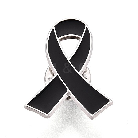 Awareness Ribbon Alloy Enamel Lapel Pins for Backpack Clothes JEWB-N009-03P-1