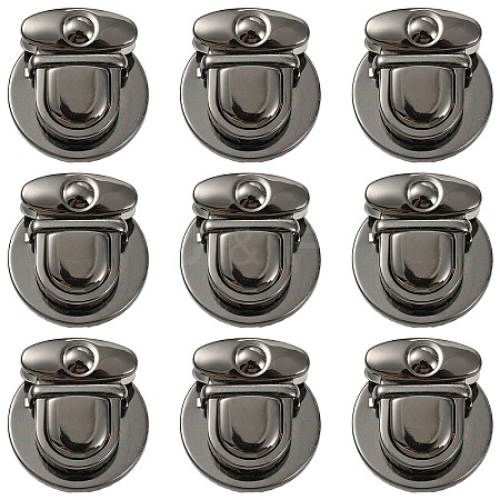 10Pcs Alloy Bag Tuck Lock Clasps FIND-YW0010-92B-1