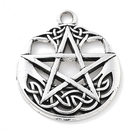 Tibetan Style Alloy Pendants FIND-I042-01AS-01-1