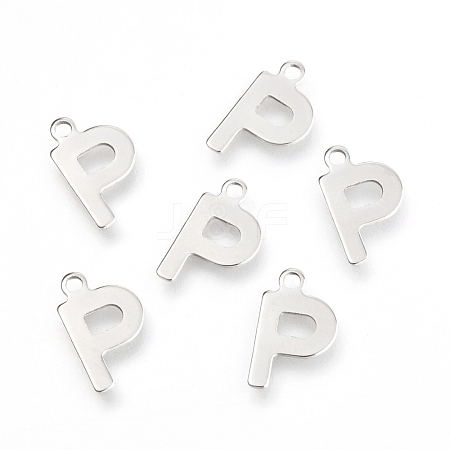 Non-Tarnish 201 Stainless Steel Charms STAS-C021-06P-P-1