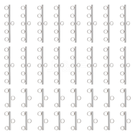 Unicraftale 40Pcs 2 Style 304 Stainless Steel Chandelier Component Links STAS-UN0037-88-1