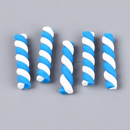 Handmade Polymer Clay Beads CLAY-N012-02B-1