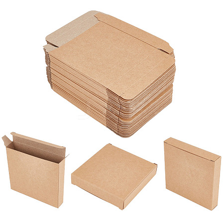 Kraft Paper Box CON-WH0099-40B-1