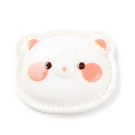 Animal Theme Opaque Resin Cabochons LS-RESI-E046-01D-1