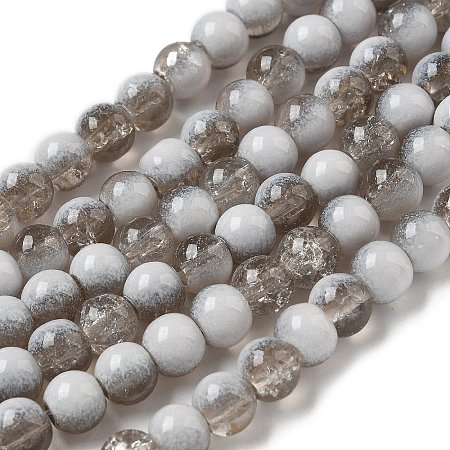 Crackle Glass Beads Strands GLAA-U001-6mm-06-1