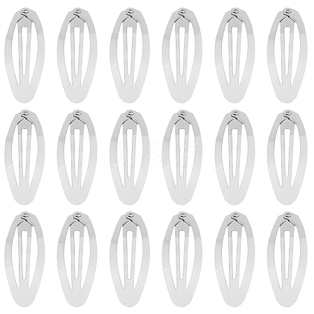 100Pcs Iron Hair Clip Findings PHAR-SC0001-002B-1