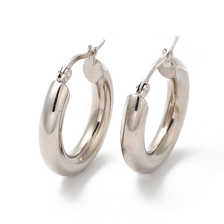 Non-Tarnish 304 Stainless Steel Huggie Hoop Earrings for Women EJEW-Q767-01A-P-1