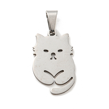 Non-Tarnish 304 Stainless Steel Pendants LS-STAS-H184-20P-1