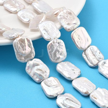 Natural Baroque Keshi Pearl Beads Strands PEAR-P064-01F-03A-1