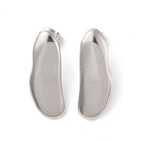 Non-Tarnish 304 Stainless Steel Stud Earrings for Women EJEW-L272-025P-1