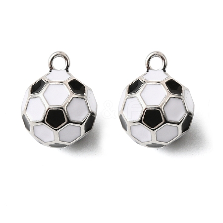 Brass Enamel Charms KK-K351-59P-1