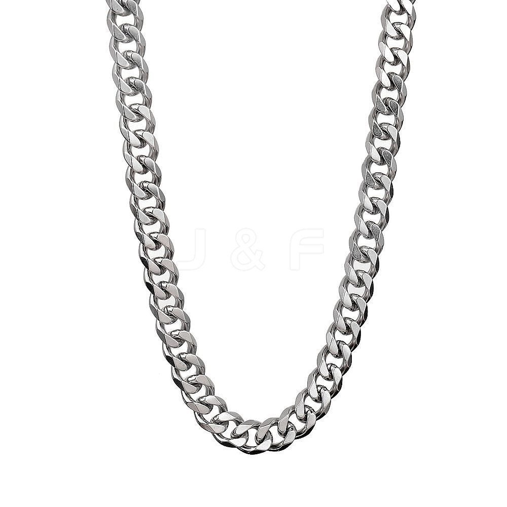 Wholesale 201 Stainless Steel Curb Chain Necklaces for Men ...
