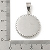 304 Stainless Steel Enamel Pendants STAS-F307-30P-3