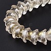 Transparent Glass Beads Strands LAMP-H061-01D-02-5