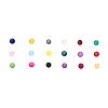 18 Colors Transparent Glass Beads FGLA-JP0001-02-4mm-2